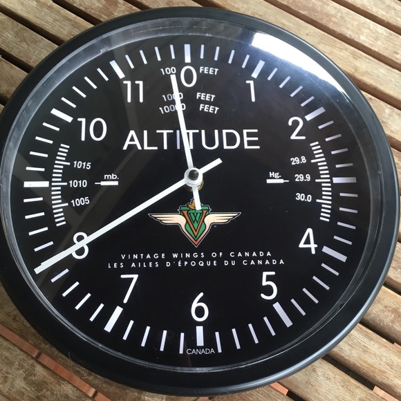 vintage wings Other - Vintage Wings of Canada Altimeter Wall Clock.
